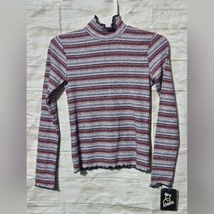 Art Class Multicolor Striped Long Sleeve Top Girls